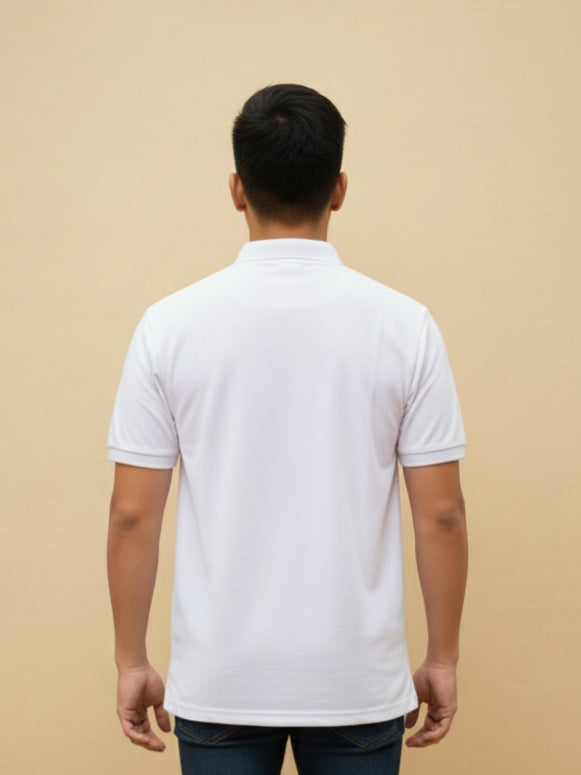 Men's Black Polo T-Shirt – Premium Cotton Blend, Comfortable & Stylish Casual Wear