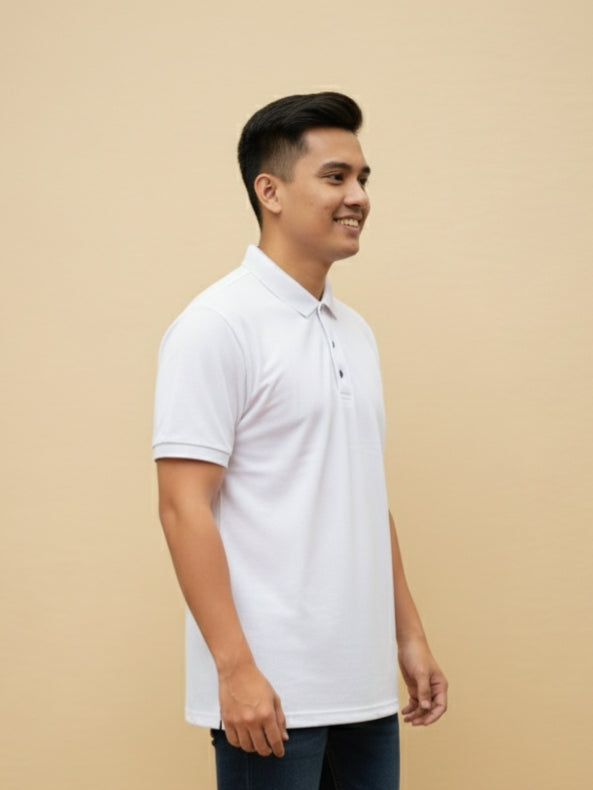 Men's Black Polo T-Shirt – Premium Cotton Blend, Comfortable & Stylish Casual Wear