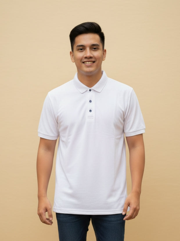 Men's Black Polo T-Shirt – Premium Cotton Blend, Comfortable & Stylish Casual Wear